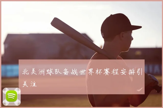 北美洲球队备战世界杯赛程安排引关注