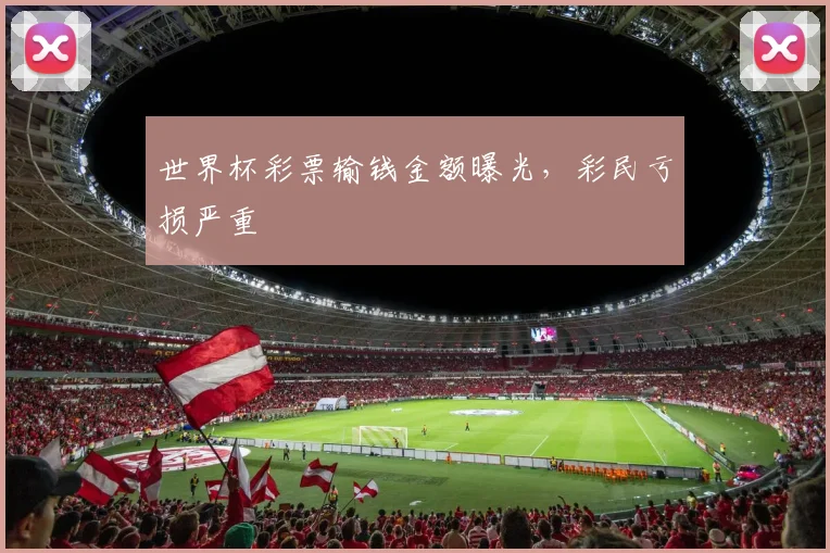 世界杯彩票输钱金额曝光，彩民亏损严重